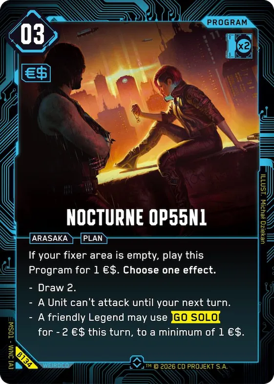 Nocturne OP55 N1 #b134 – Welcome to Night City - Beta