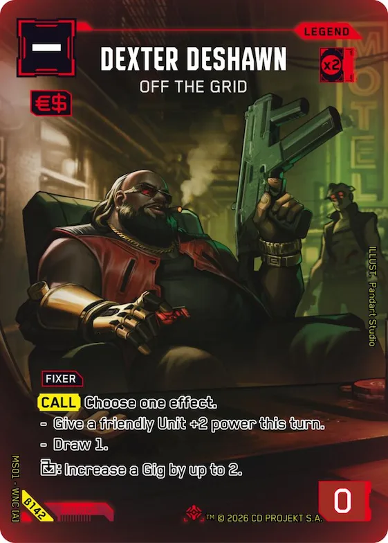 Dexter DeShawn - Off the Grid (ILegend) #b142 – Welcome to Night City - Beta