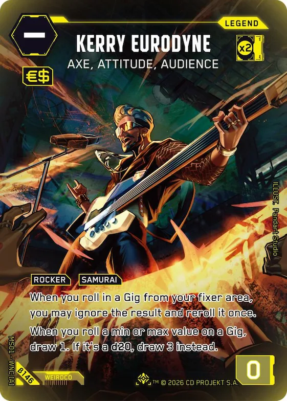 Kerry Eurodyne - Axe, Attitude, Audience (ILegend) #b146 – Welcome to Night City - Beta