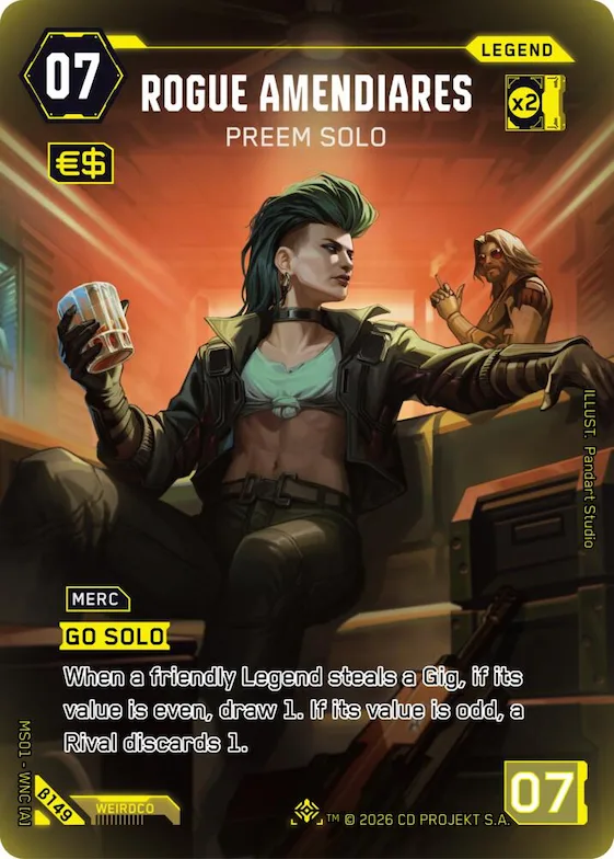 Rogue Amendiares - Preem Solo (ILegend) #b149 – Welcome to Night City - Beta