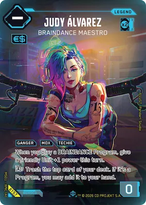 Judy Alvarez - Braindance Maestro (ILegend) #b157 – Welcome to Night City - Beta