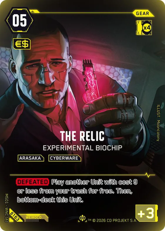 The Relic - Experimental Biochip (IO) #b163 – Welcome to Night City - Beta