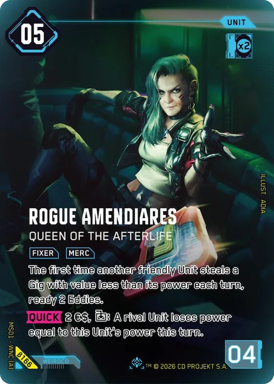 Rogue Amendiares - Queen of the Afterlife (IO) #b166 – Welcome to Night City - Beta
