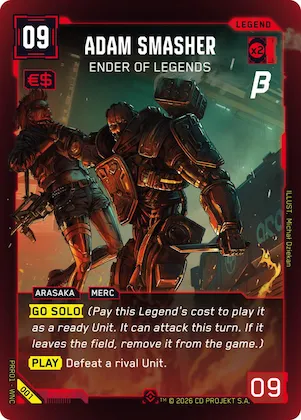 Adam Smasher - Ender of Legends #1 – Pre-Release Beta