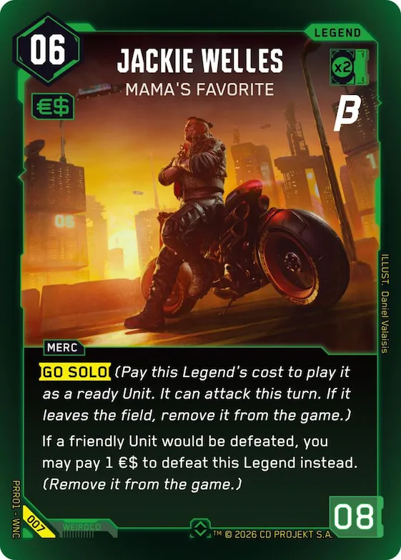 Jackie Welles - Mama's Favorite #7 – Pre-Release Beta