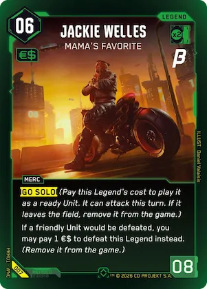 Jackie Welles - Mama's Favorite #7 – Pre-Release Beta