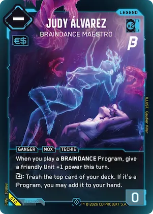 Judy Alvarez - Braindance Maestro #10 – Pre-Release Beta