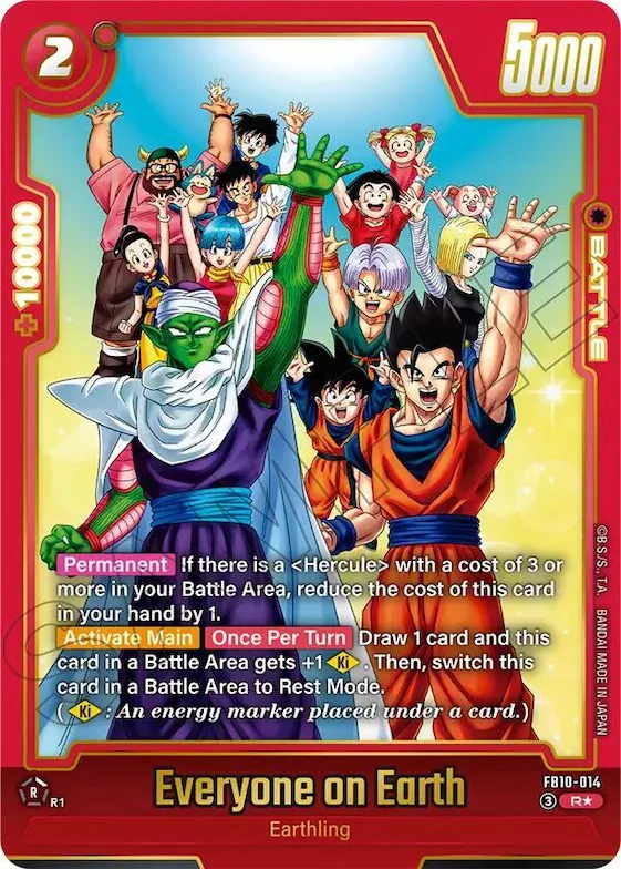 Everyone on Earth (Alternate Art) #fb10-014 – Cross Force