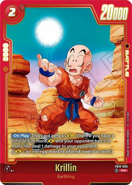 Krillin - FB10-006 (Alternate Art) #fb10-006 – Cross Force