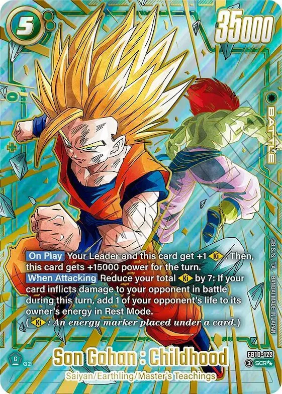 Son Gohan : Childhood - FB10-122 (Super Alternate Art) #fb10-122 – Cross Force