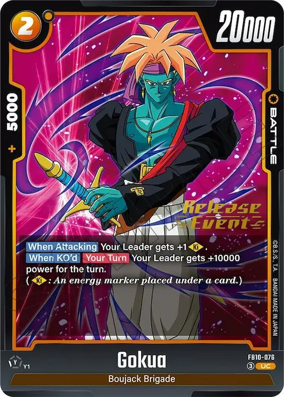 Gokua - FB10-076 #fb10-076 – Cross Force Release Event Cards