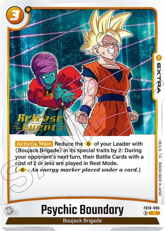 Psychic Boundary #fb10-096 – Cross Force Release Event Cards