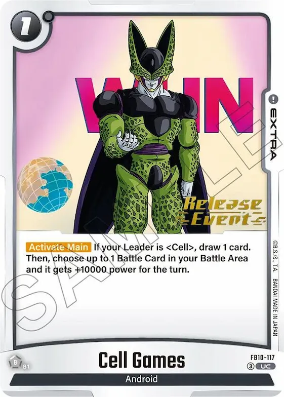 Cell Games #fb10-117 – Cross Force Release Event Cards