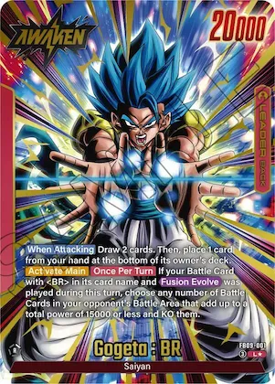 Gogeta : BR - FB09-001 (Alternate Art) #fb9-001 – Dual Evolution
