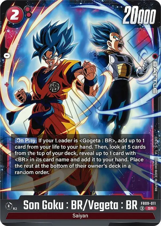 Son Goku : BR/Vegeta : BR #fb9-011 – Dual Evolution
