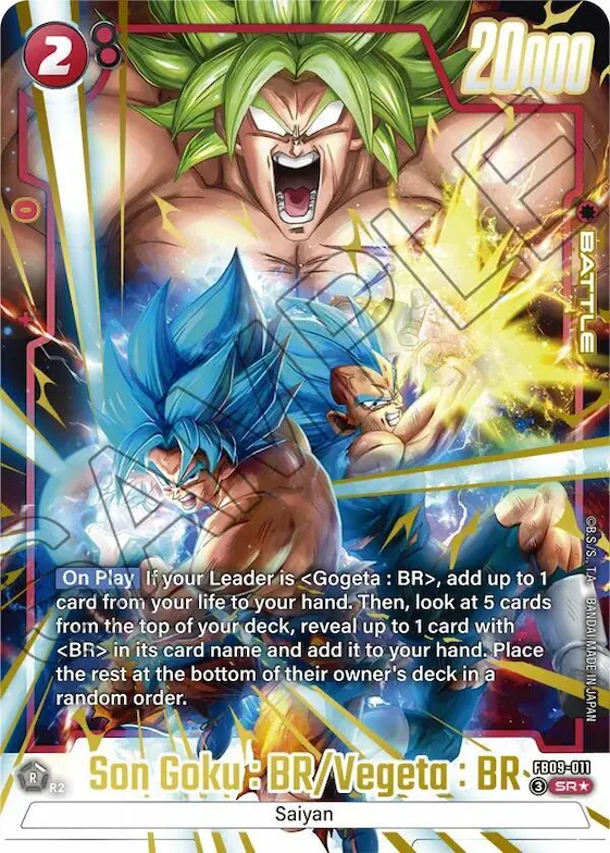 Son Goku : BR/Vegeta : BR (Alternate Art) #fb9-011 – Dual Evolution