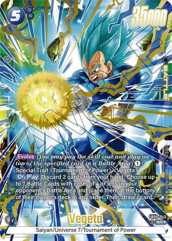 Vegeta - FB09-045 (Alternate Art) #fb9-045 – Dual Evolution
