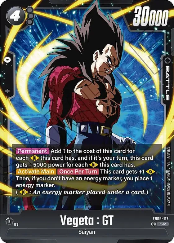 Vegeta : GT - FB09-117 #fb9-117 – Dual Evolution