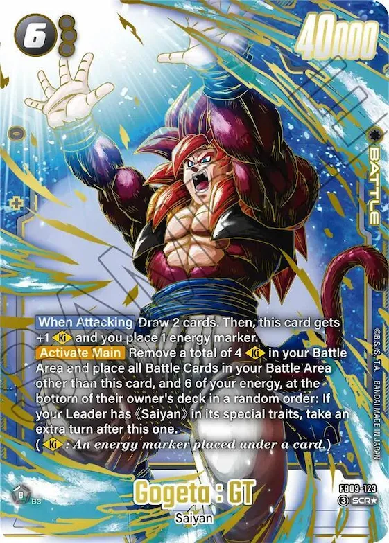 Gogeta : GT - FB09-123 (Alternate Art) #fb9-123 – Dual Evolution