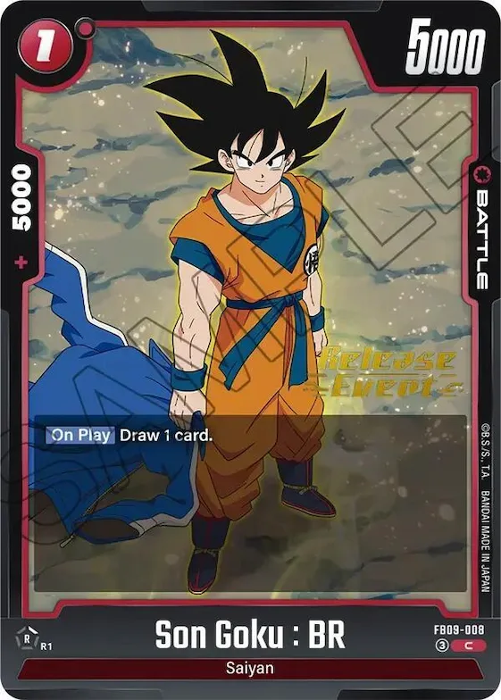 Son Goku : BR - FB09-008 #fb9-008 – Dual Evolution Release Event Cards