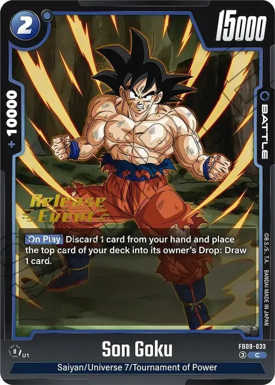 Son Goku - FB09-033 #fb9-033 – Dual Evolution Release Event Cards
