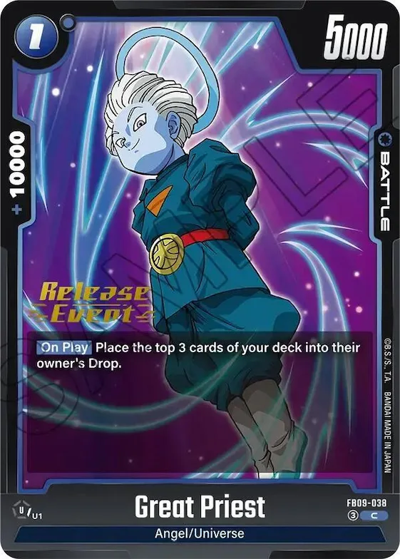Great Priest #fb9-038 – Dual Evolution Release Event Cards