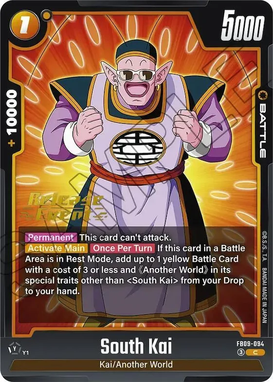 South Kai #fb9-094 – Dual Evolution Release Event Cards