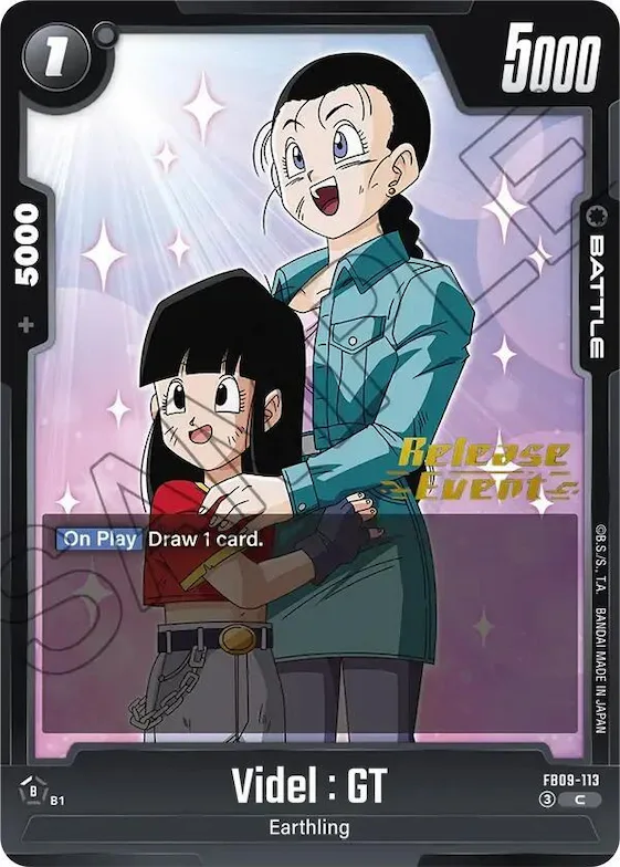 Videl : GT #fb9-113 – Dual Evolution Release Event Cards