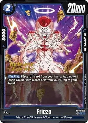 Frieza #fb9-040 – Dual Evolution Release Event Cards