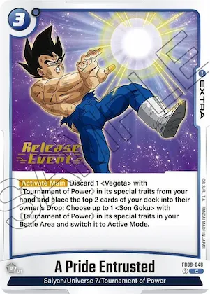 A Pride Entrusted #fb9-048 – Dual Evolution Release Event Cards