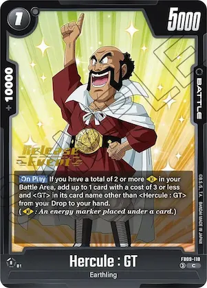 Hercule : GT #fb9-118 – Dual Evolution Release Event Cards