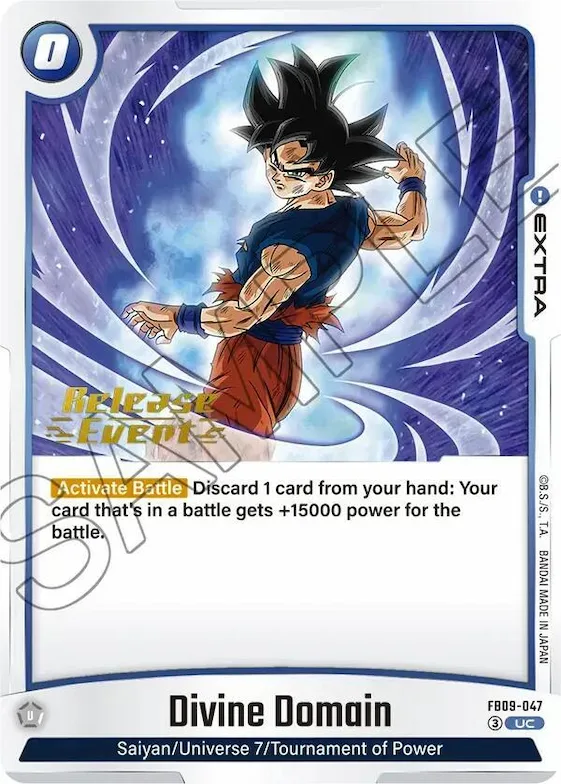 Divine Domain #fb9-047 – Dual Evolution Release Event Cards