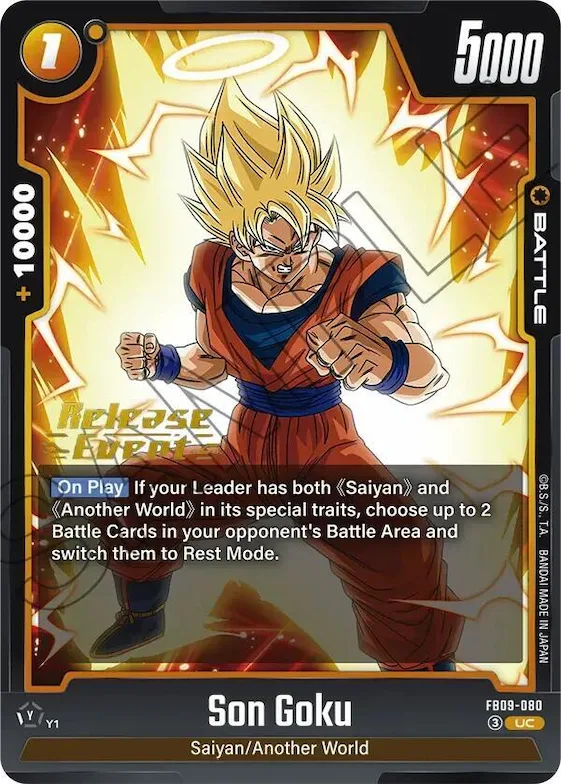 Son Goku - FB09-080 #fb9-080 – Dual Evolution Release Event Cards