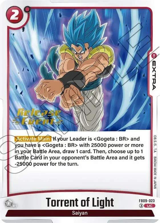 Torrent of Light #fb9-023 – Dual Evolution Release Event Cards