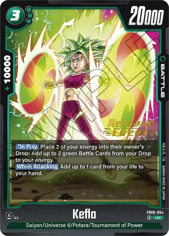 Kefla - FB09-054 #fb9-054 – Dual Evolution Release Event Cards