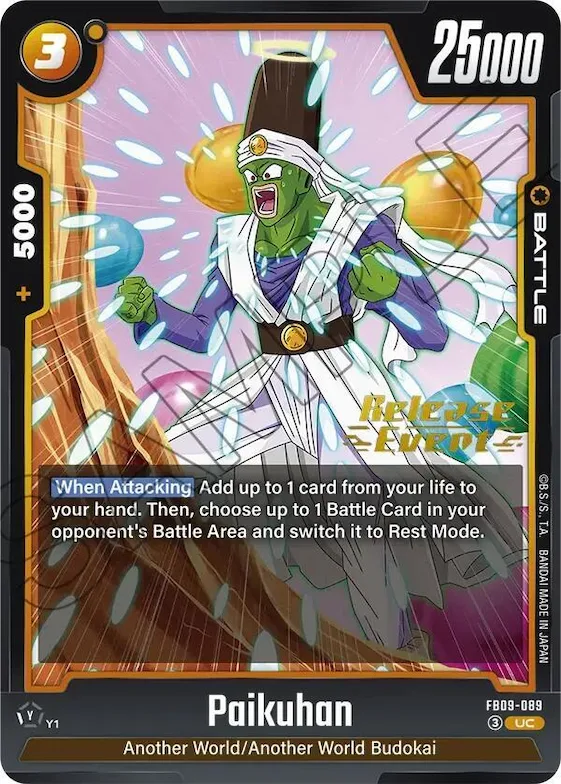 Paikuhan - FB09-089 #fb9-089 – Dual Evolution Release Event Cards