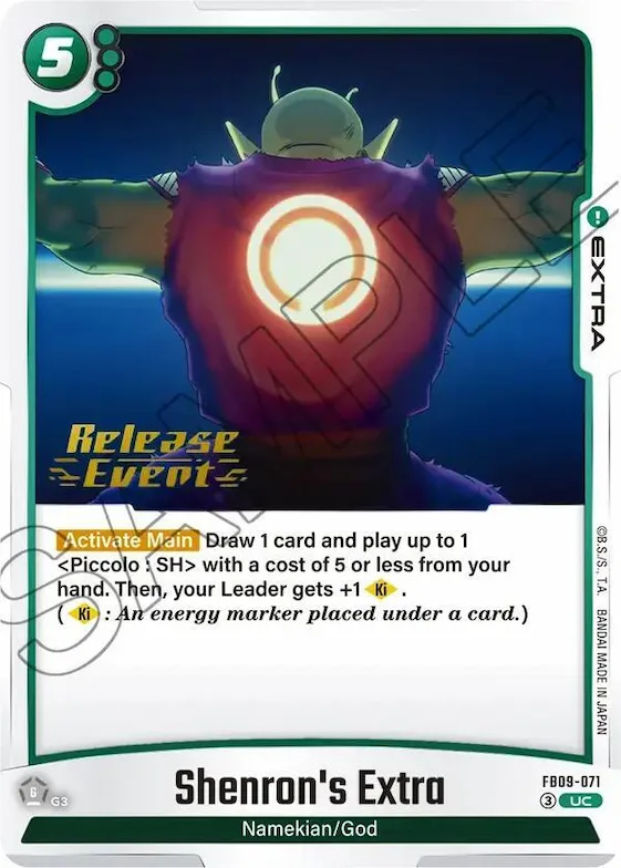 Shenron's Extra #fb9-071 – Dual Evolution Release Event Cards