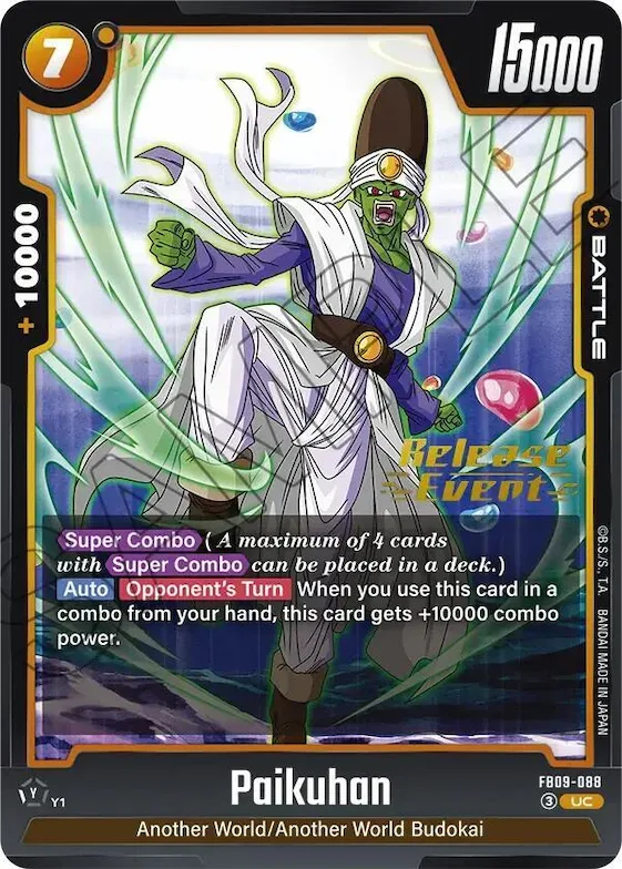 Paikuhan - FB09-088 #fb9-088 – Dual Evolution Release Event Cards