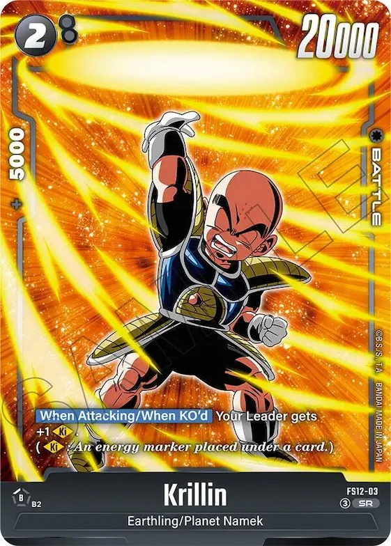 Krillin - FS12-03 #fs12-03 – Starter Deck EX: The Beat of Ki