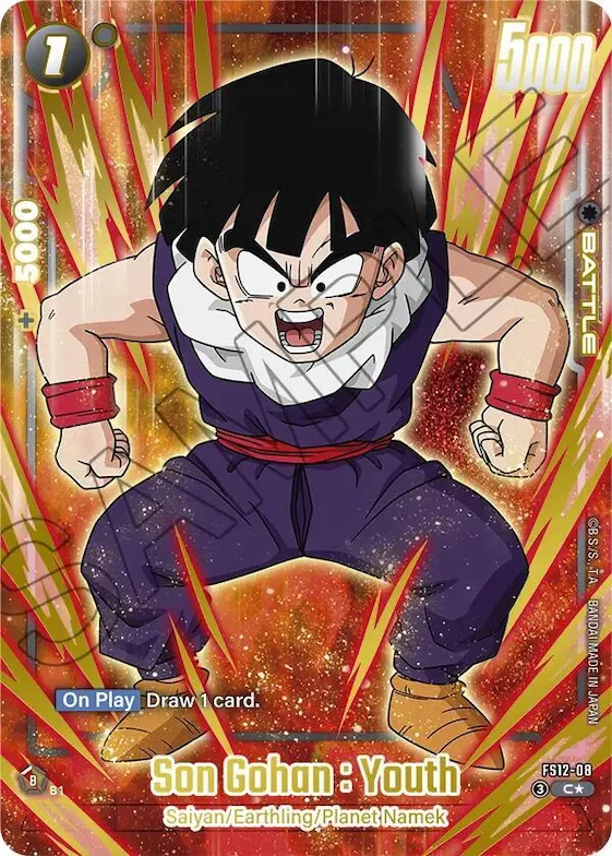 Son Gohan : Youth - FS12-08 (Gold) #fs12-08 – Starter Deck EX: The Beat of Ki