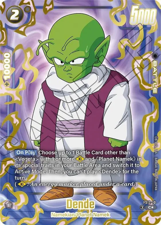 Dende (Gold) #fs12-10 – Starter Deck EX: The Beat of Ki