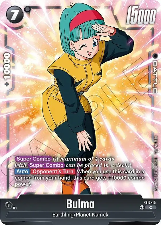 Bulma - FS12-15 #fs12-15 – Starter Deck EX: The Beat of Ki