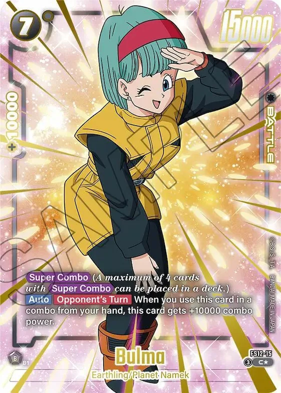 Bulma - FS12-15 (Gold) #fs12-15 – Starter Deck EX: The Beat of Ki