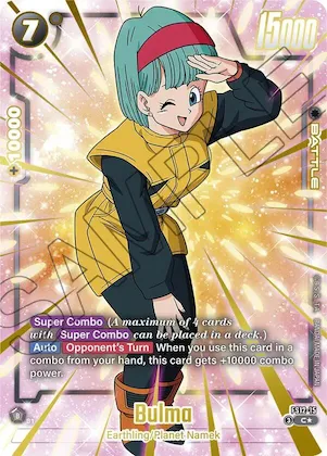 Bulma - FS12-15 (Gold) #fs12-15 – Starter Deck EX: The Beat of Ki