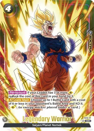 Legendary Warrior (Gold) #fs12-17 – Starter Deck EX: The Beat of Ki