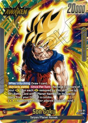 Son Goku - FS12-01 (Gold) #fs12-01 – Starter Deck EX: The Beat of Ki