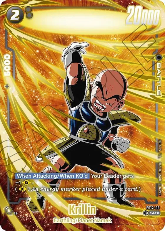 Krillin - FS12-03 (Gold) #fs12-03 – Starter Deck EX: The Beat of Ki