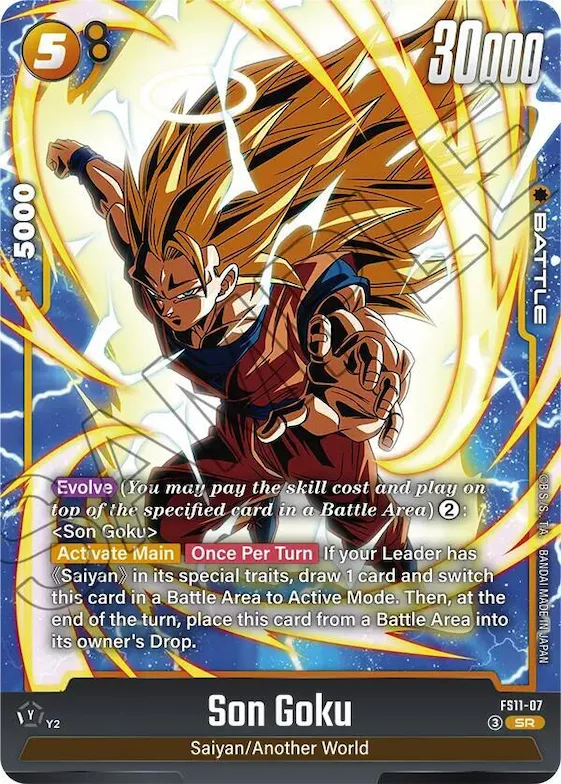 Son Goku - FS11-07 #fs11-07 – Starter Deck EX: The Phase of Evolution
