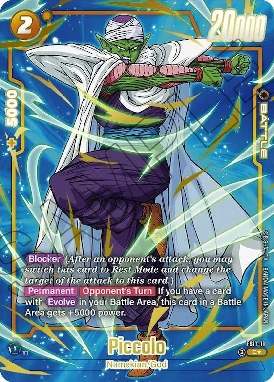 Piccolo (Gold) #fs11-11 – Starter Deck EX: The Phase of Evolution