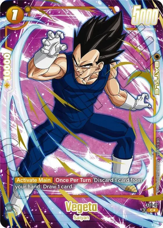 Vegeta - FS11-12 (Gold) #fs11-12 – Starter Deck EX: The Phase of Evolution